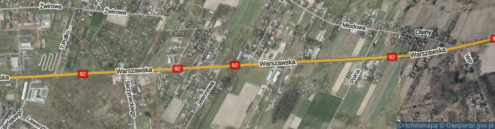 Zdjęcie satelitarne Warszawska ul.